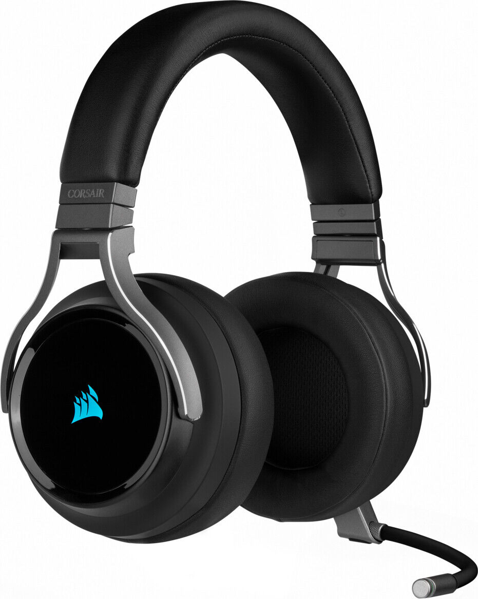 Corsair Cuffie Gaming, Microfono, Colore Nero - CA-9011185-EU