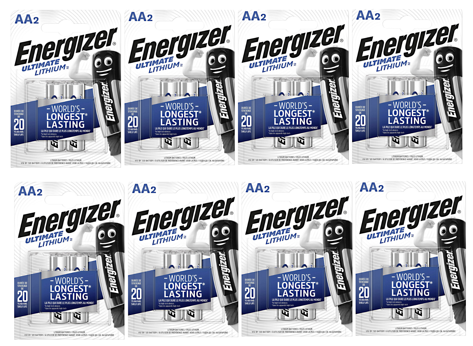16 pile batterie STILO AA ENERGIZER LITIO ULTIMATE ULTRA LITHIUM in blister