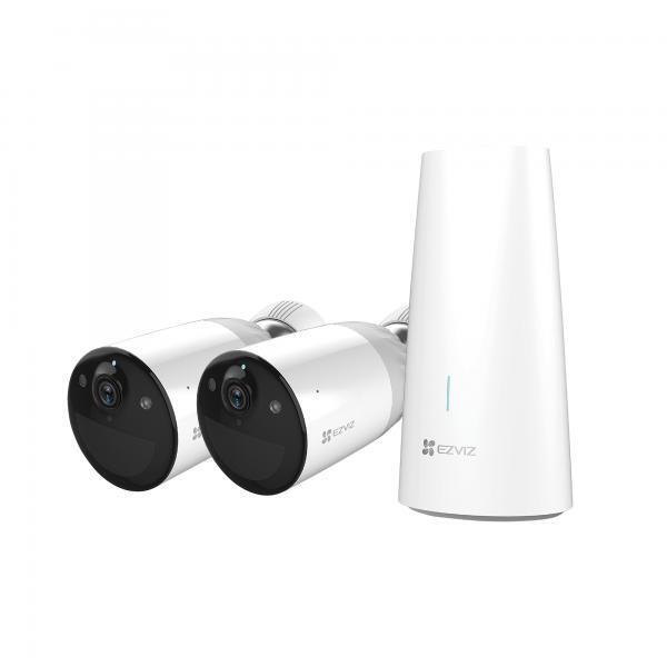 EZVIZ BC1-B2 (CS-BC1-B2) - KIT BASE + 2 TELECAMERE DA ESTERNO A BATTERIA - FHD -