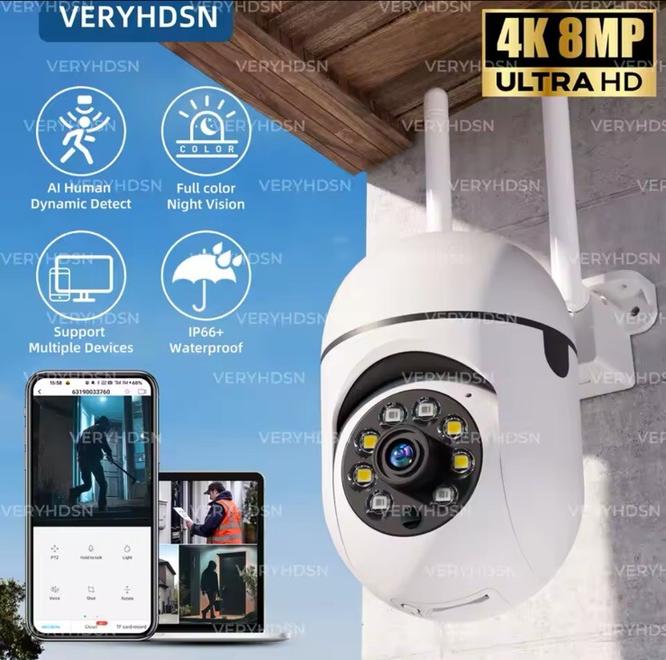 telecamera di sorveglianza / surveillance camera 4k
