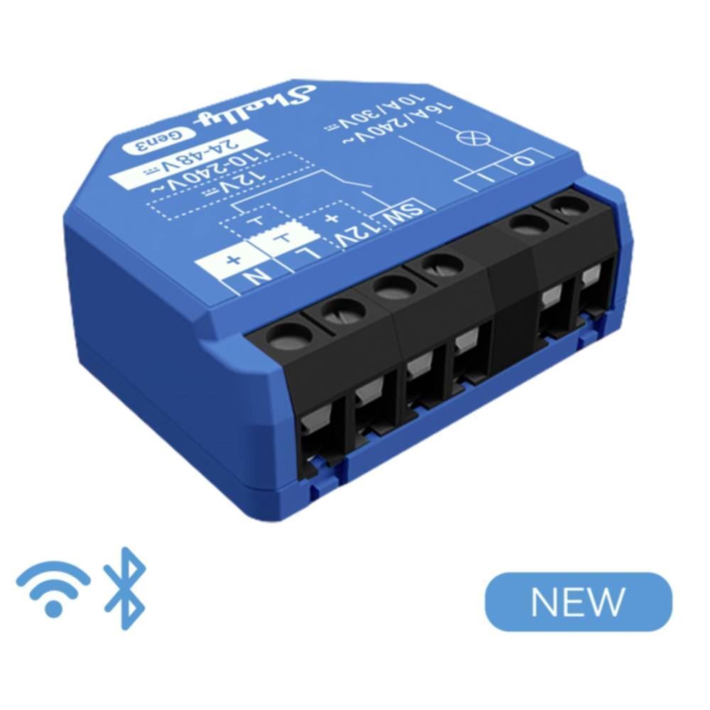 Shelly 1 Gen3 Gateway, Attuatore Bluetooth, Wi-Fi, 3800235261767