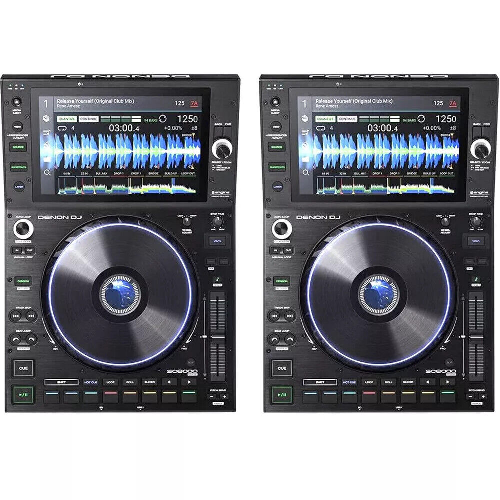 DENON DJ SC 6000 PRIME coppia media player professionali dual layer ALTA QUALITà