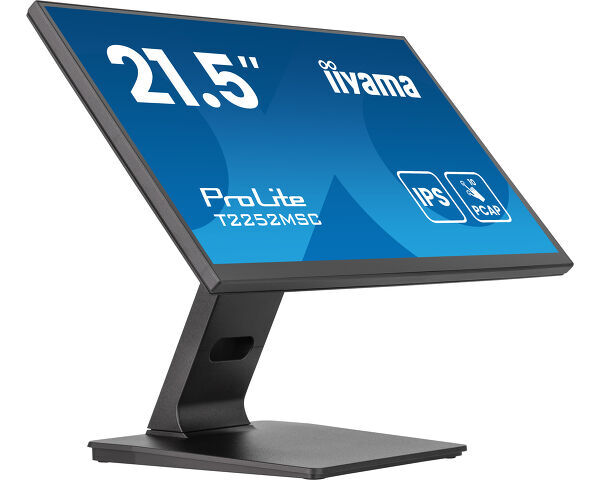 Iiyama 22W LCD 21.5" (54.5 cm) PCAP 10-Punkt Multi-Touch-Monitor mit Edge-to-Edg