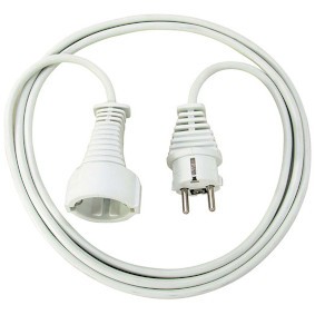 NDS 2 METRI Prolunga alimentazione  H05VV-F 3G1.5 IP20 Bianco