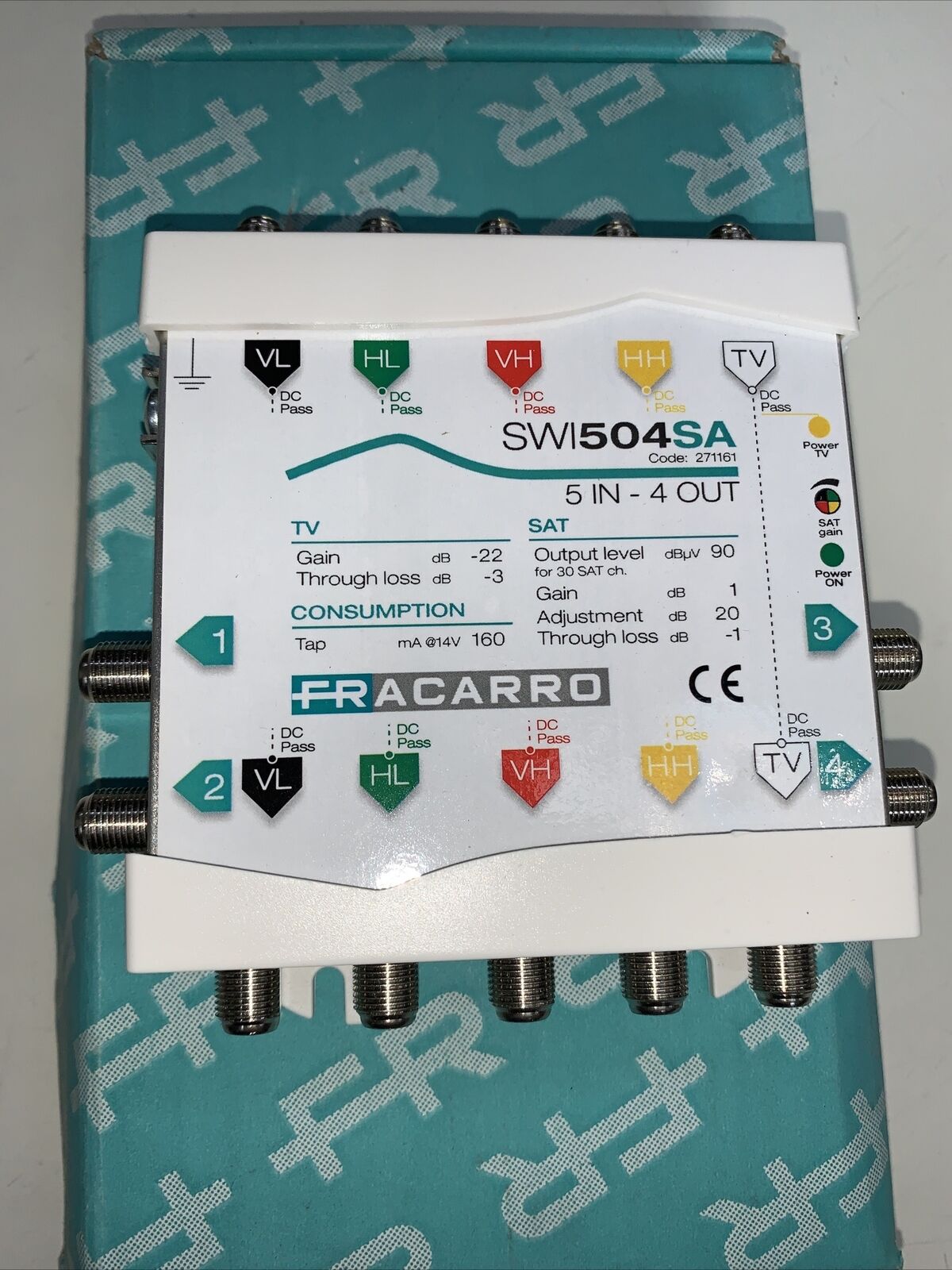 FRACARRO 271161 Multiswitch in cascata 5 Ingressi - SWI504SA