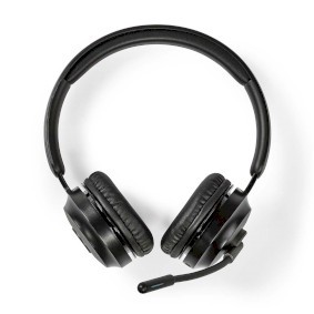 NDS Cuffie per PC  Cuffie a Padiglione Aperto  Stereo  Bluetooth  Fold-Away Micr