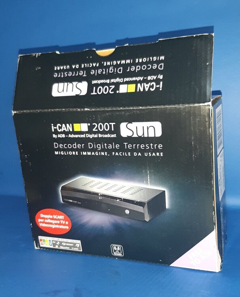 i-CAN 200t Sun DECODER DIGITALE TERRESTRE Adb