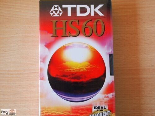 TDK HS E-60  videocassetta VHS Vergine