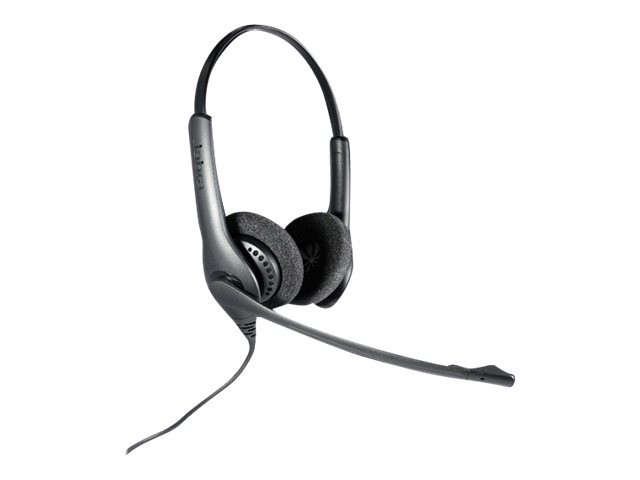 AGFEO 1500 Duo Cablato Ufficio Auricolare Nero Cuffia Stereo 227 g 6101512