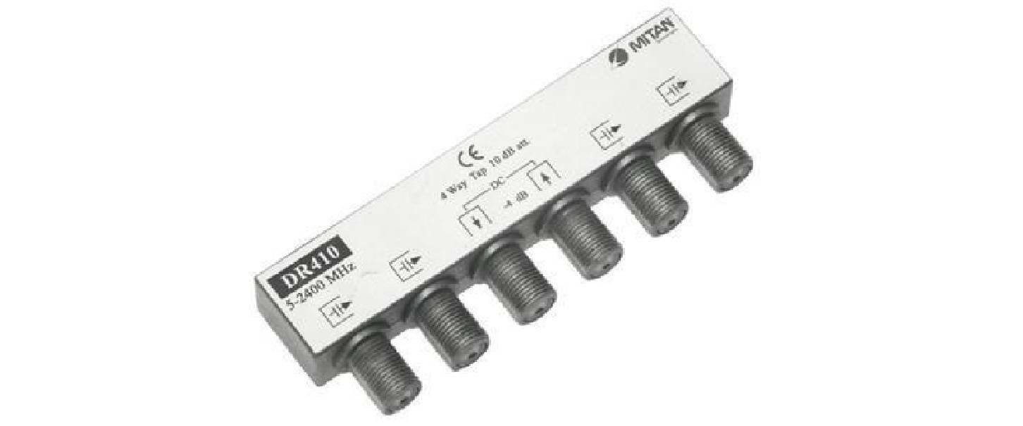 MITAN DERIVATORE DR410 4 DERIVAZIONI -10DB MDR410