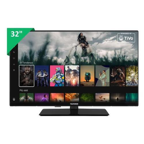 Telefunken Smart TV 32" HD Ready Display LED TiVo OS Nero TE32750B45I2DT