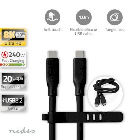 NDS 1 METRO Cavo USB  USB 3.2 Gen 2  USB-C Maschio  USB-C Maschio  240 W  8K@30H