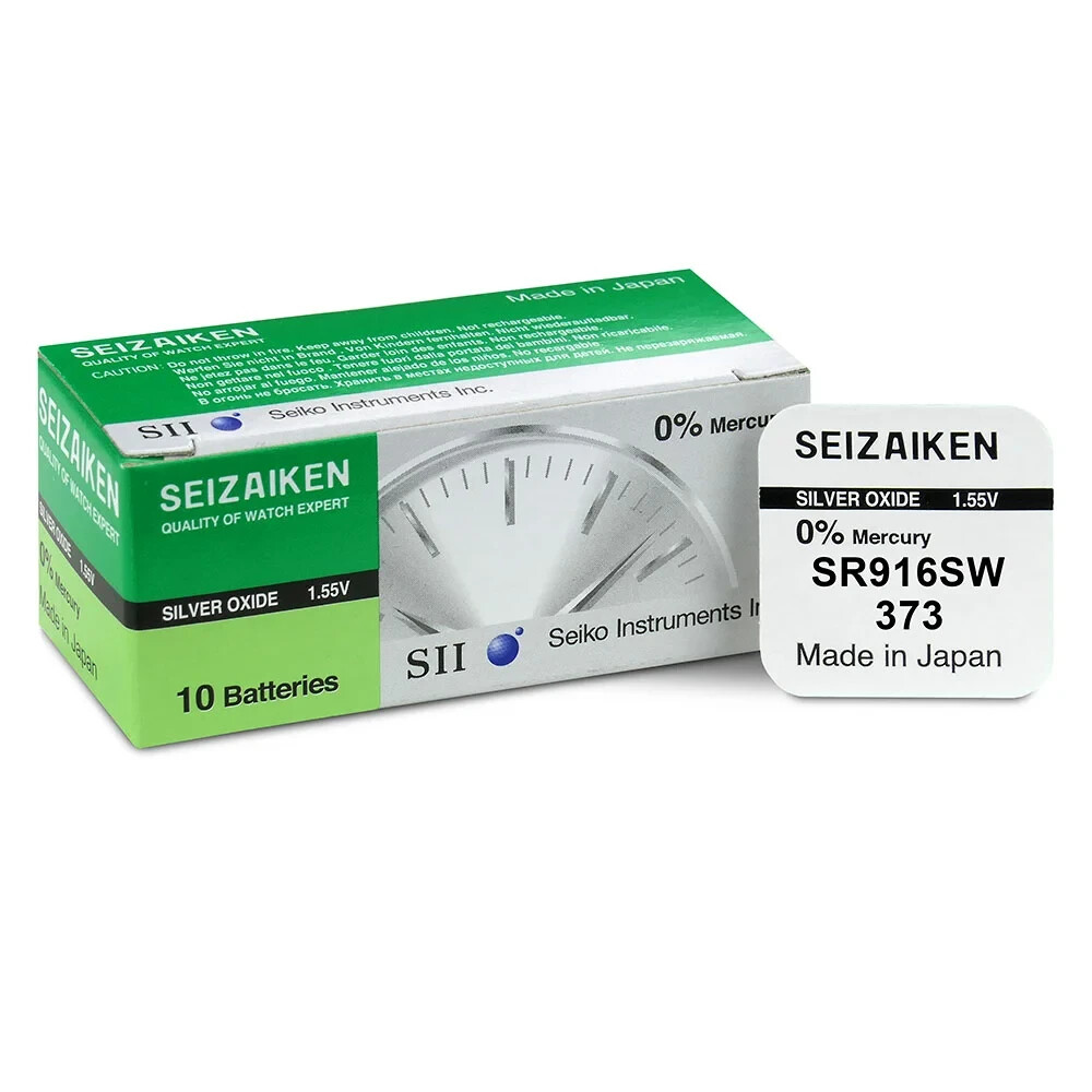 Batteria ossido argento per orologi SEIKO 373  SR916SW SR68 372 916 SR916W