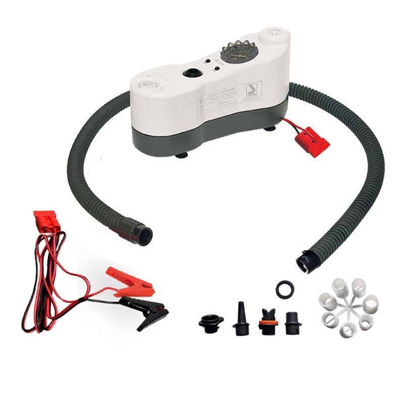 Gonfiatore Elettrico Scoprega GE BTP-2 Con Manometro 12 Volt per Gommoni, Sup, K