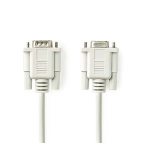 NDS 2 METRI Cavo seriale  Maschio D-SUB a 9 pin  Femmina D-SUB a 9 pin  Placcato