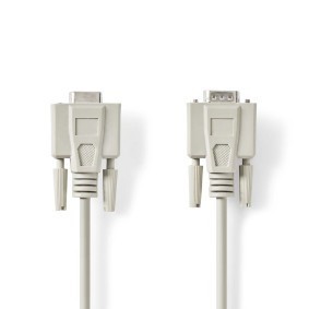 NDS 3 METRI Cavo seriale  Maschio D-SUB a 9 pin  Femmina D-SUB a 9 pin  Placcato