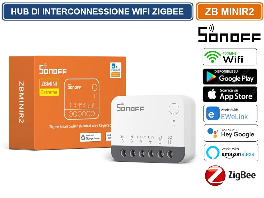 SONOFF ZBMINIR2 SMART SWITCH 2 VIE