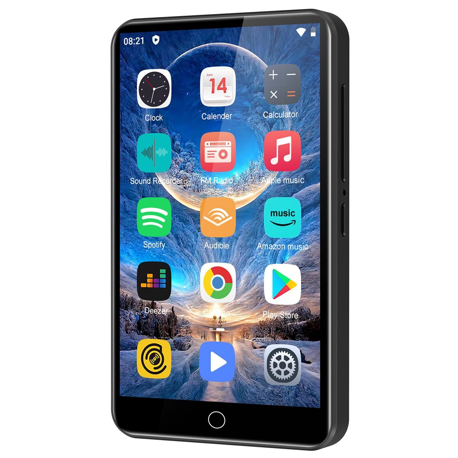 Lettore MP3 con Spotify, lettore MP3 ZAQE 80GB con Bluetooth e WLAN, lettore MP3