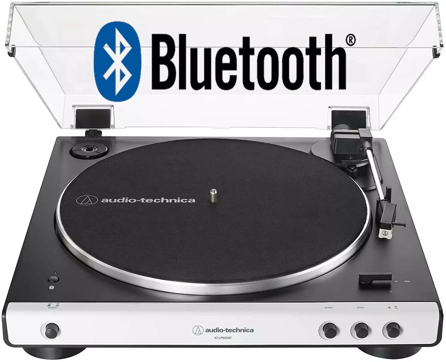 GIRADISCHI AUDIO TECHNICA AT-LP60XBT Bianco Phono Line BLUETOOTH con Puntina NEW