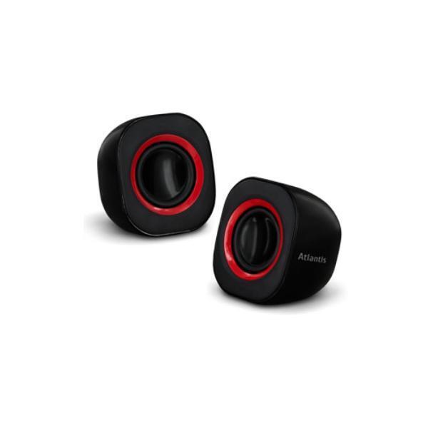 4415021 CASSE ATLANTIS P003-C03-B SoundPower 410 Set di mini-casse stero amplifi