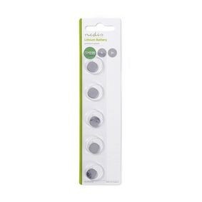 NDS Batteria a bottone al litio CR1220  3 V DC  Confezione da 5