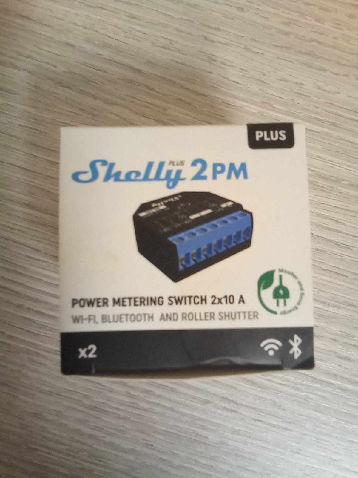 Shelly Plus 2PM 2 PEZZI Smart Relè 10A 16A  AC DC WiFi BLUETOOTH INTERRUTTORE