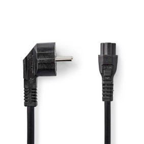 NDS 5 METRI Cavo di alimentazione  Spina Standard Tedesco  IEC-320-C5  Angolato