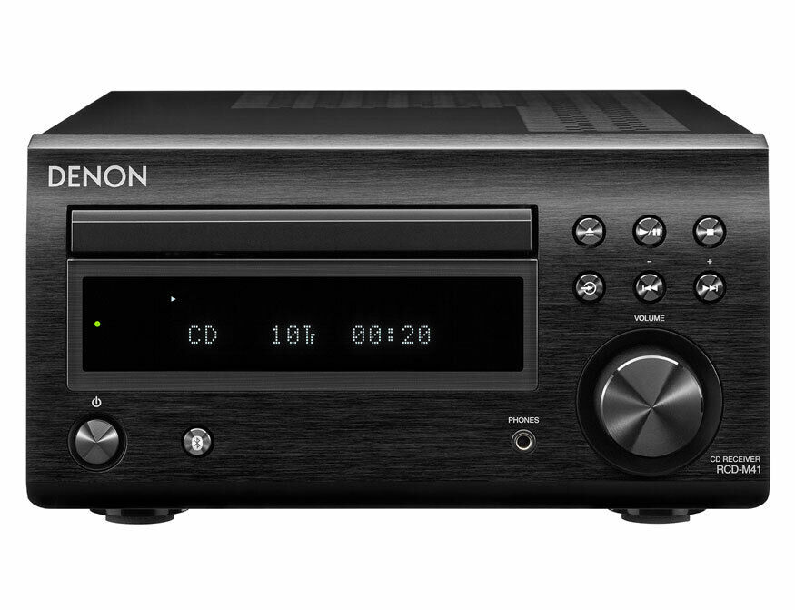 DENON RCD-M41DAB BLACK SINTOAMPLIFICATORE CON CD BLUETOOTH E RADIO NUOVO