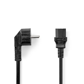 NDS 2 METRI Cavo di alimentazione  Spina Standard Tedesco  IEC-320-C13  Angolato