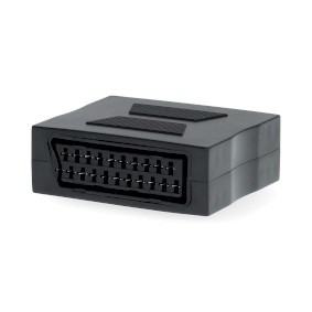 NDS Adattatore SCART  SCART Female  SCART Female  Placcato nickel  Dritta  ABS