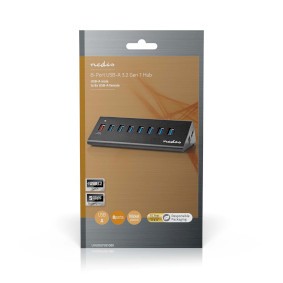 NDS Hub Multiporta USB  USB Micro-B Femmina  USB-A Femmina  8-Port port(s)  QC3.