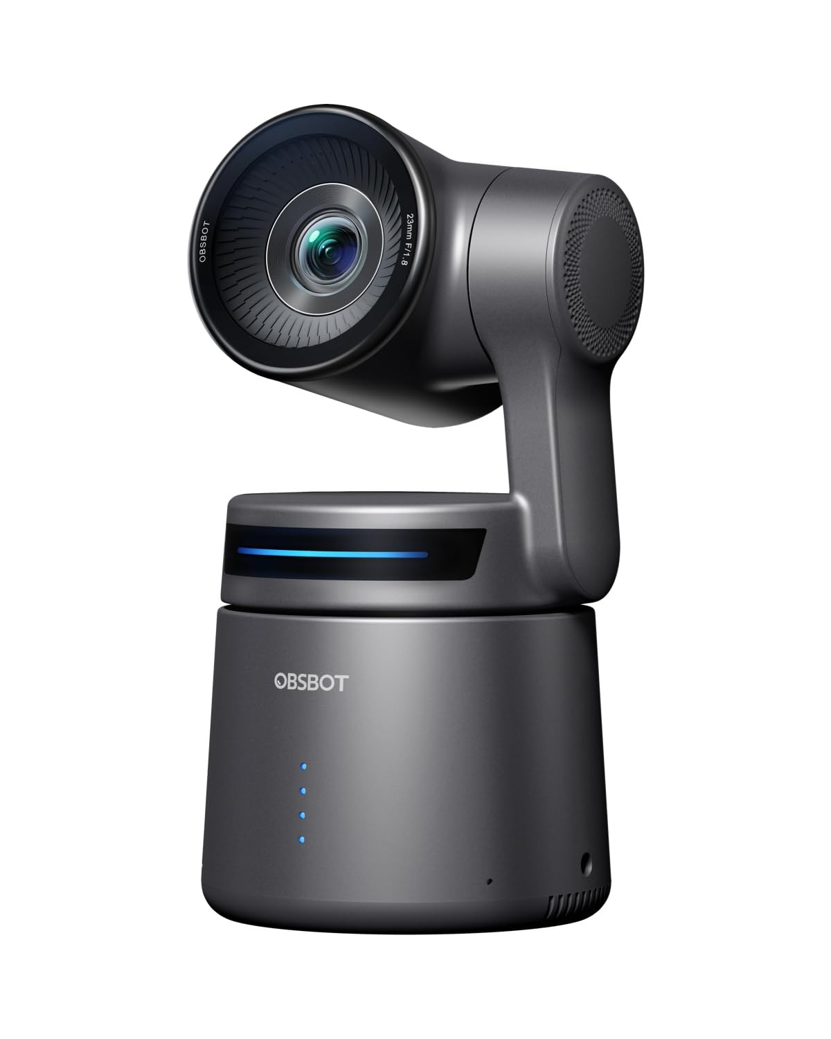 OBSBOT Tail Air NDI Streaming Camera 4K, PTZ con Tracciamento AI, App (f3U)