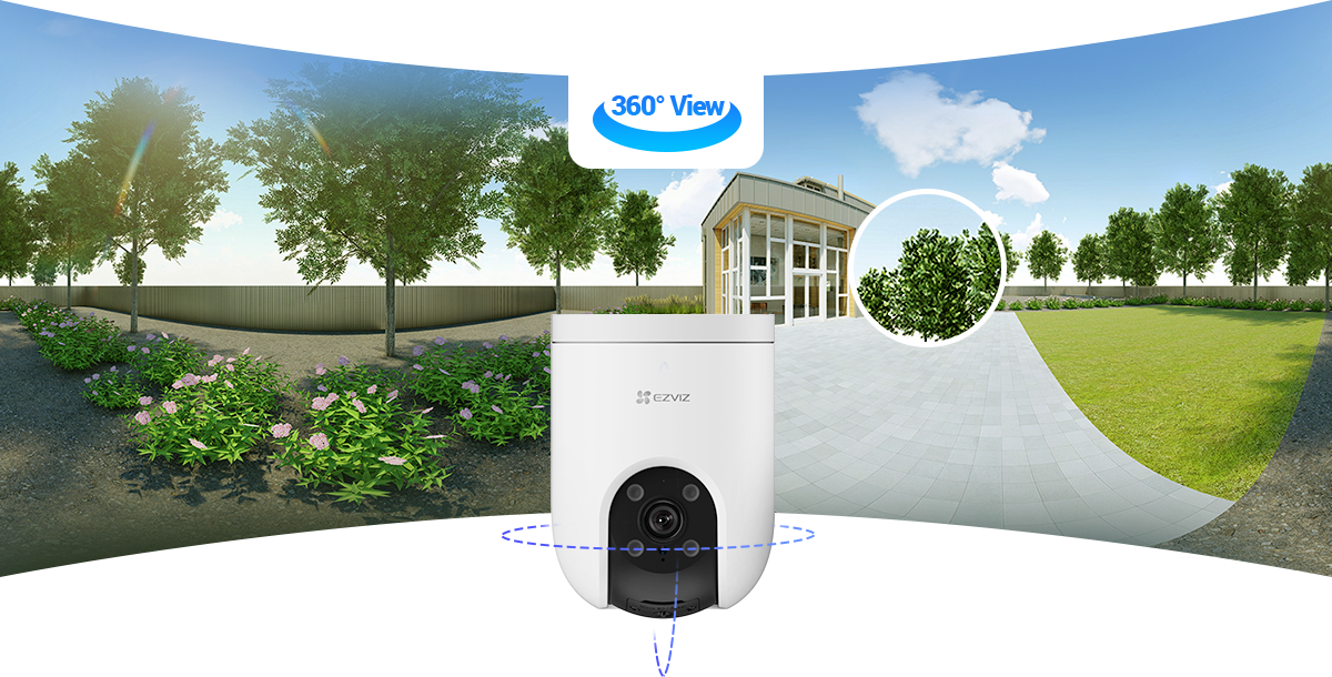 SMART HOME CAMERA DOME 3K 5 MEGAPIXEL EZVIZ H8C PRO 3K