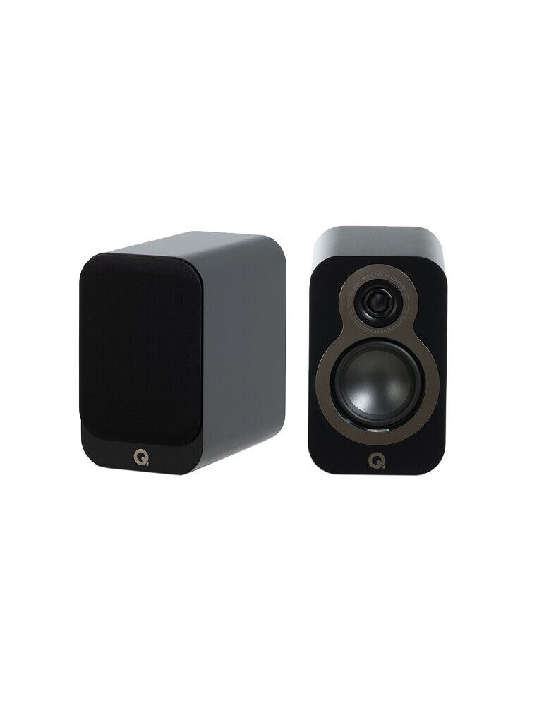 Q ACOUSTICS Q3010c SATIN BLACK  COPPIA DIFFUSORI DA LIBRERIA GARANZIA UFFICIALE