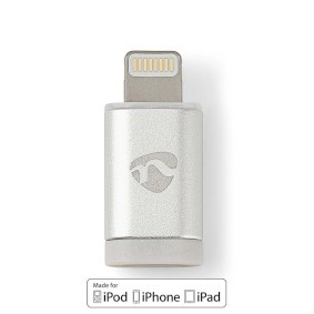 NDS Adattatore Apple Lightning  Connettore Apple Lightning a 8 pin  USB Micro-B