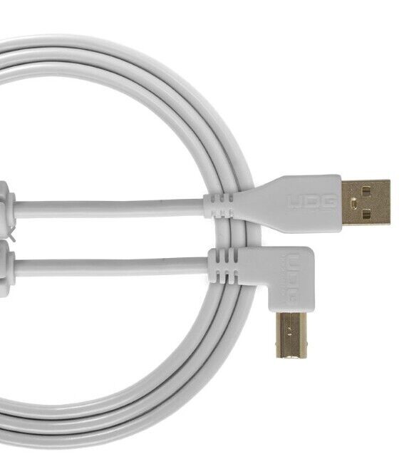 UDG - Cavo UDG USB 2.0 A-B Bianco Curvo 3M (U 95006 WH)