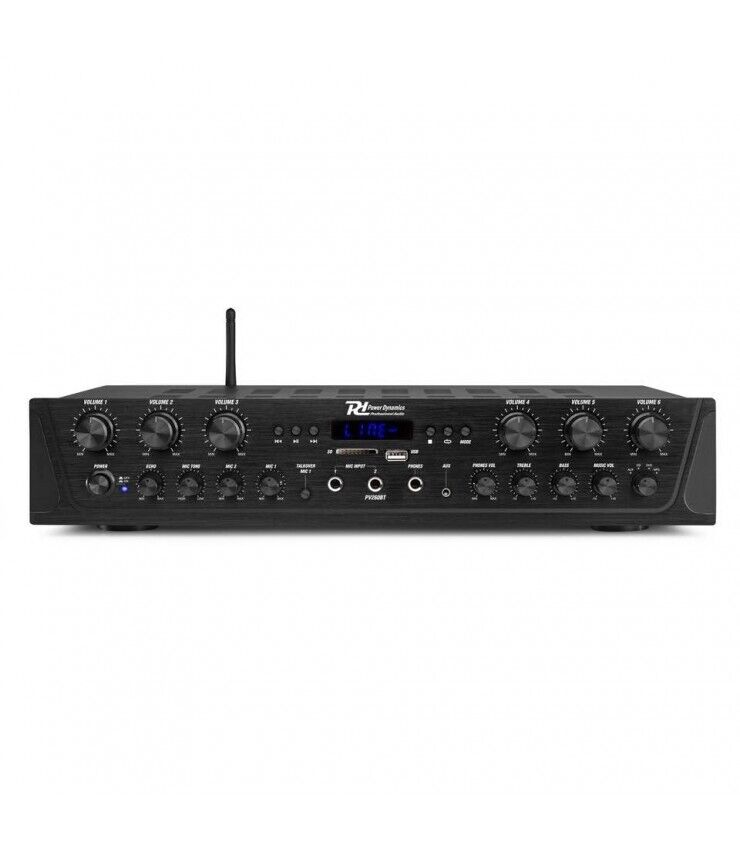 Power Dynamics PV260BT 6CH Ampl.System 6x100W,BT