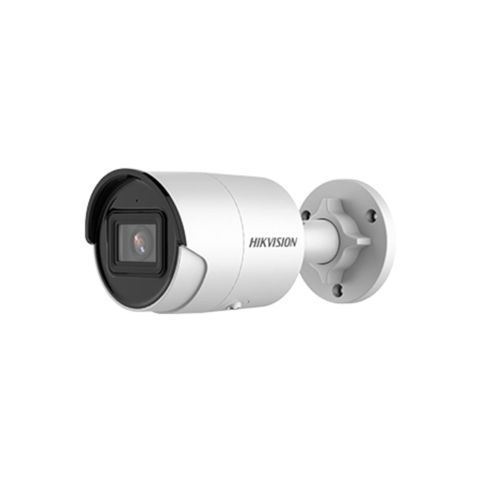 Hikvision 4K AcuSense Mini Bullet Ip PoE Telecamera Microfono 2.8mm DS-2CD2086G2