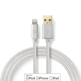 NDS 2 METRI Lightning Cavo  USB 2.0  Connettore Apple Lightning a 8 pin  USB-A M