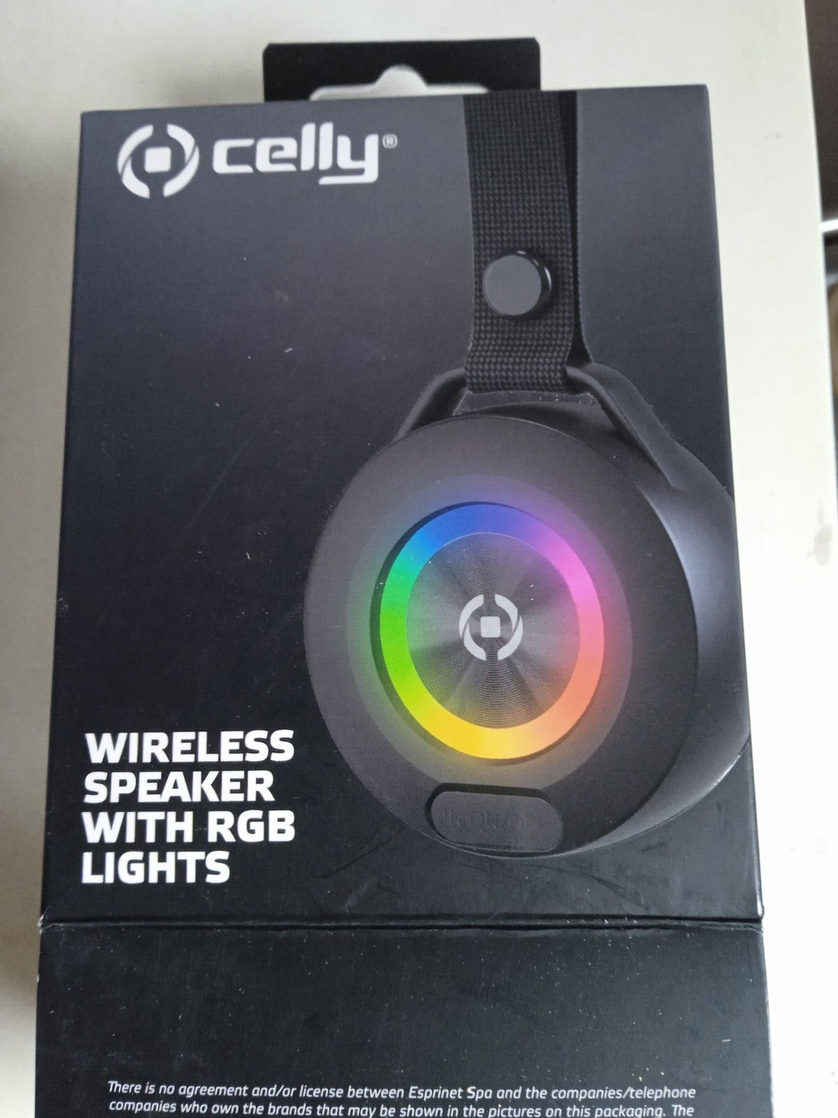 Celly Wireless Speaker Summer Nero Lightbeatbk