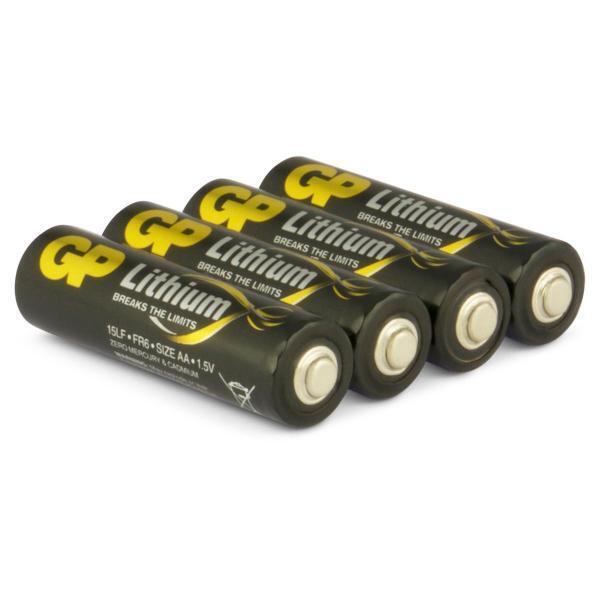 Gp Batteries Blister 4 Batterie Litio Mini Stilo AAA 1,5V/24LF Longest Lasting