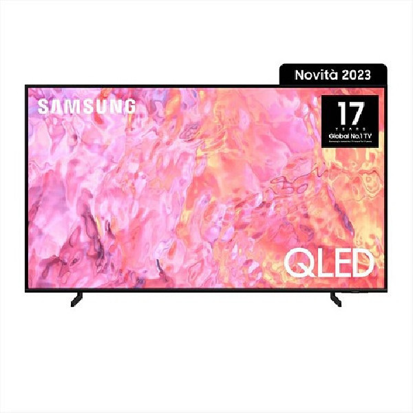 Samsung TV QE85Q60C QLED 4K, Smart TV 85" Processore Quantum 4K Lite, OTS Lite,