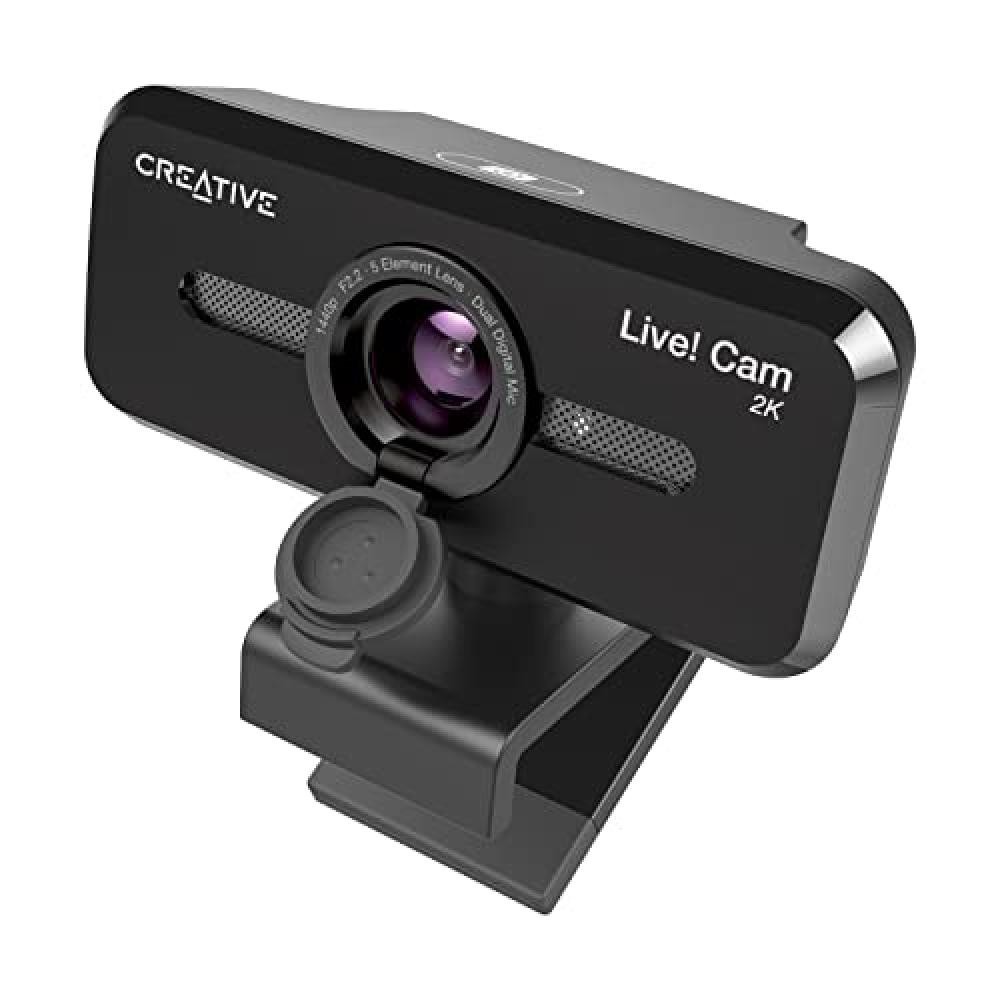 Creative Live! Cam SYNC V3 2K QHD USB Webcam con Zoom Digitale 4X e microfoni, H