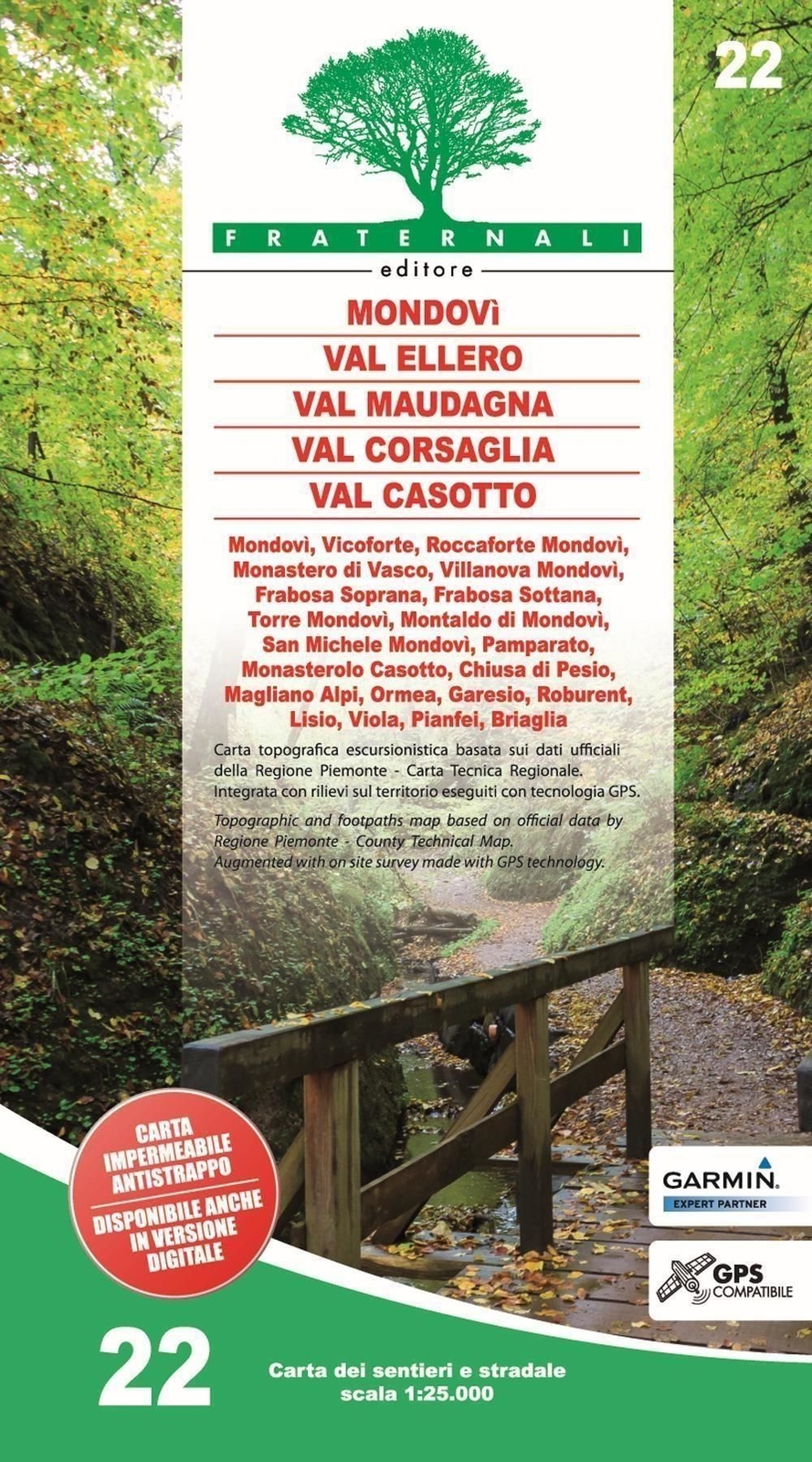 Libri Carta N. 22. Mondovi, Val Ellero, Val Maudagna, Val Corsaglia Val Casotto.