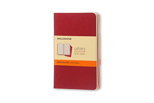 9788862930956 Cahier ruled pocket, red - Moleskine