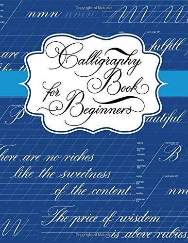 Calligraphy Book for Beginners Calligraphy Lettering Workbook Teaching Cursiv...