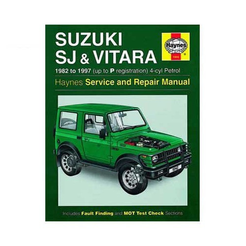 Revisione tecnica Haynes per Suzuki serie SJ, Samurai e Vitara dall'82 al 97