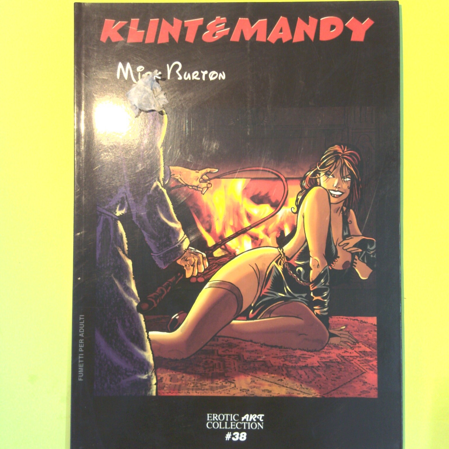 KLINT & MANDY BURTON EROTIC ART COLLECTION #38 B&M EDIZIONI