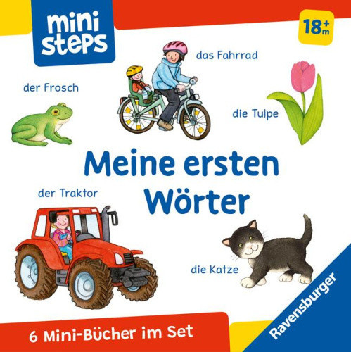 ministeps: Mein erster Bücher-Würfel: Meine ersten Wörter (Bücher-Set) [German]