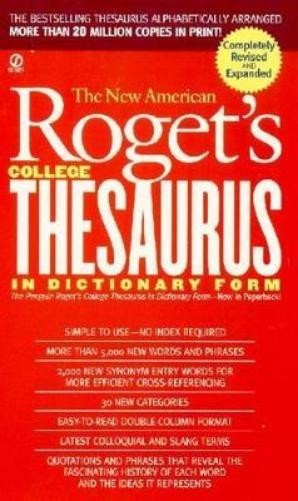 Philip D. Moreh New American Roget's College Thesaurus in Dictionary (Tascabile)